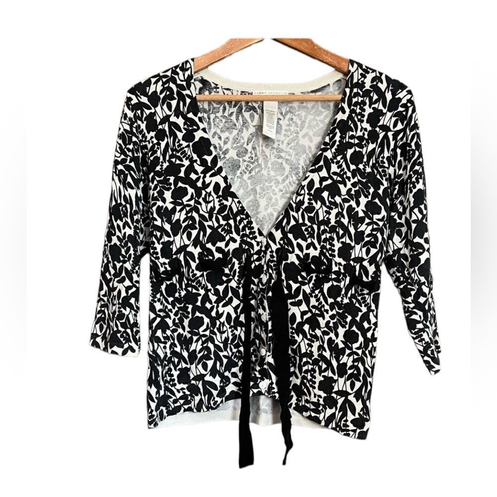 Sarah Spencer petite silk & cotton blend cardigan